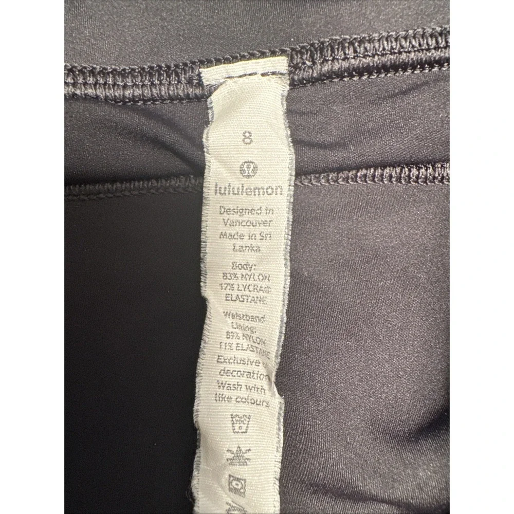 Lululemon Women's Capri Leggings Black Size 8